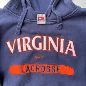vintage Nike center swoosh hoodie Virginia Tech LAX